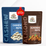 Combo Pack of Cashews and Almonds (200g x 2)