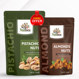 Healthy Duo – Pistachios & Almonds Combo Pack (200g x 2)