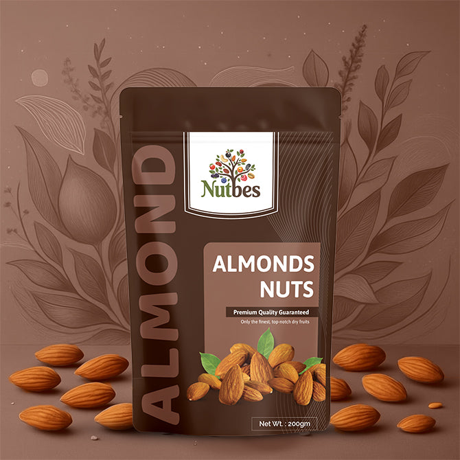 Nutbes Premium Almonds  Delight (Badam/Badaam)
